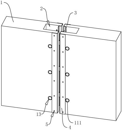 一种装配式墙板连接缝密封结构的制作方法