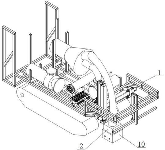 一种具有可调结构的海底捕捞机器人用方形吸口的制作方法
