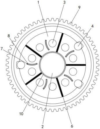 新型散热齿圈支架的制作方法