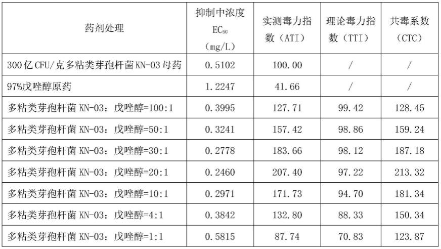 一种含有多粘类芽孢杆菌KN-03的种子处理组合物及其应用的制作方法