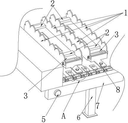 一种激光切割机用新型齿钉板结构的制作方法