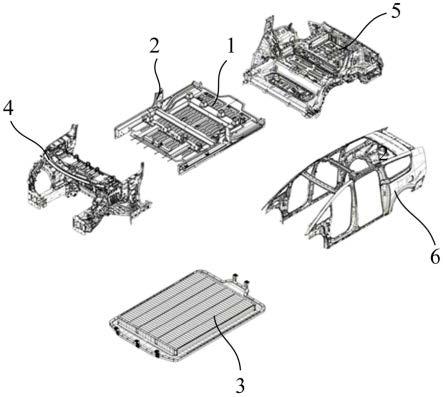 电池包结构、车身结构总成及车辆的制作方法