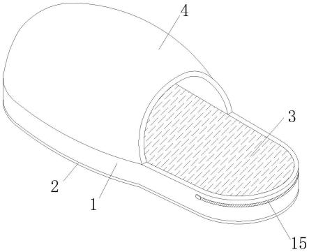 一种保健用可充电式保温拖鞋的制作方法