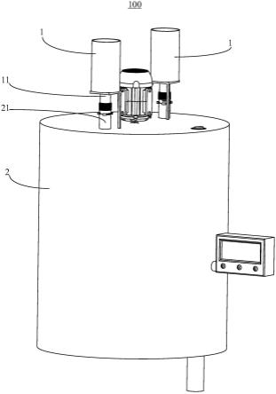一种缓释阻垢剂生产用酸碱度调节装置的制作方法