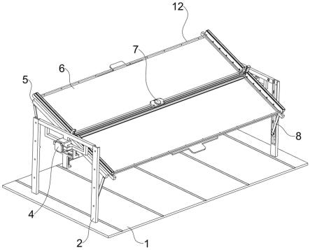 一种关于可变换角度方位的光伏车棚的制作方法