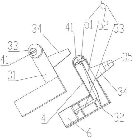 一种导风门支架及空调的制作方法