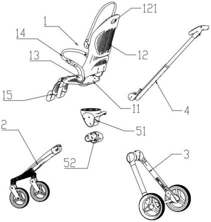 一种多形态的婴儿推车的制作方法
