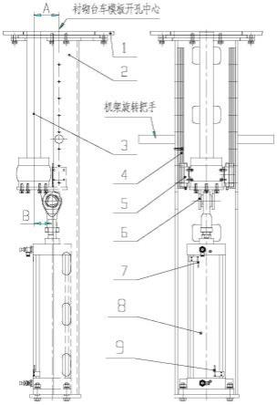 一种隧道二衬台车智能插入式振捣装置的制作方法