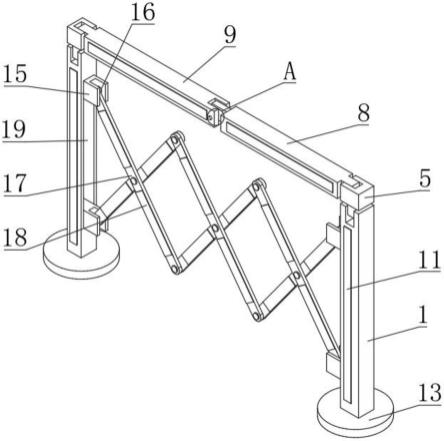 一种建筑用安全护栏的制作方法