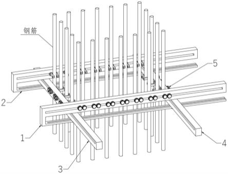 一种建筑施工钢筋定位结构的制作方法