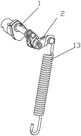 一种负荷开关的接地轴与拐臂的连接结构的制作方法