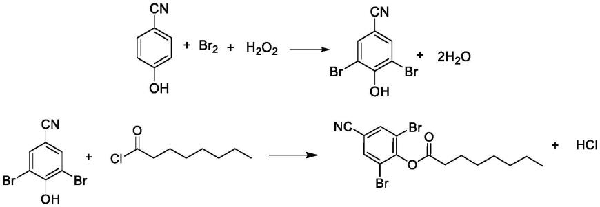 一种辛酰溴苯腈的制备方法与流程