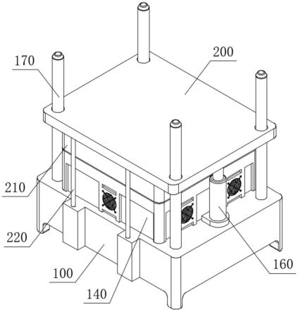 一个可散热的灯盖模具的制作方法