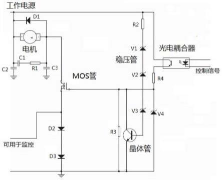 机载浪涌抑制电路及振杆器的制作方法