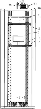 一种电梯井施工用的升降操作架的制作方法