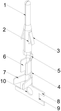 一种连接器公端的制作方法