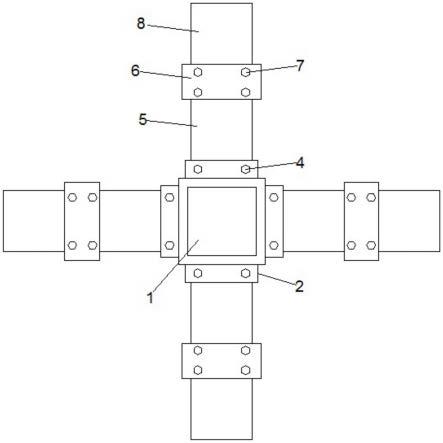 钢结构集束体系中结构梁与结构柱连接节点的制作方法