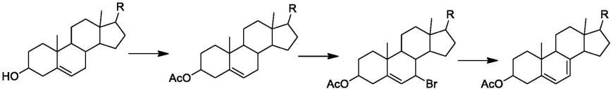 一种7-脱氢胆固醇中间体的制备方法及7-脱氢胆固醇的制备方法与流程