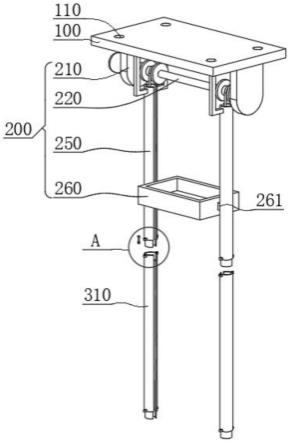 一种成型低温蜡模批量悬吊存放支架的制作方法