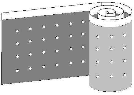一种正极片打孔的大直径、大容量卷绕式圆柱电池及其制备方法与流程