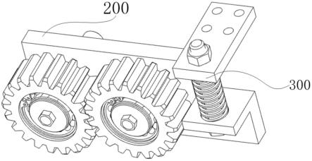 偏三星卷板机齿轮间隙调整系统的制作方法