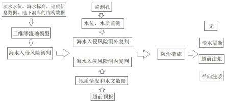 一种临海地下洞库防止海水入侵的方法与流程