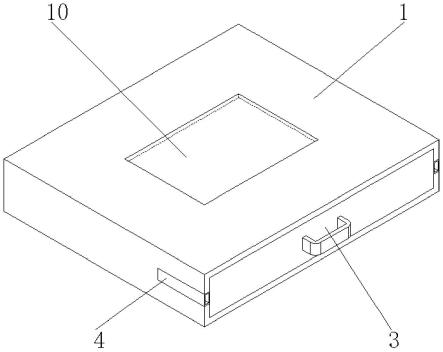 一种便于携带的六氟化硫定量检漏仪用存放装置的制作方法