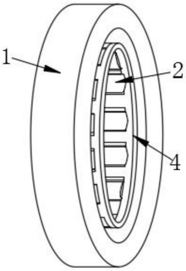 一种带分散压强组件的轴承外圈的制作方法