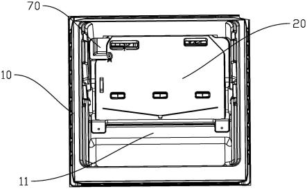 一种强弱电空间独立接线的冰箱结构的制作方法
