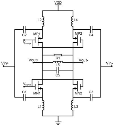 一种电流复用全差分共栅低噪声放大器