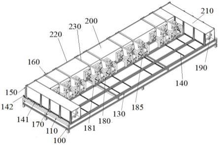 一种多线空轨门式墩钢盖梁制造平台的制作方法