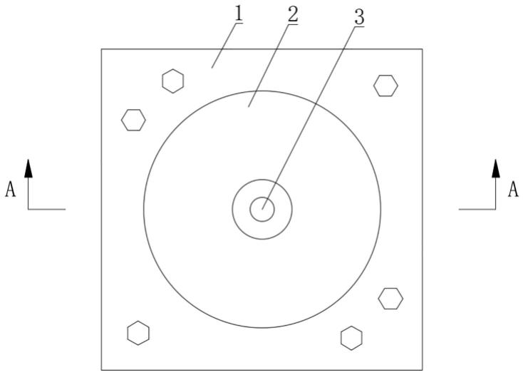 一种标线涂料耐磨性试样制作工装的制作方法