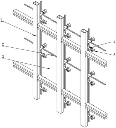 一种点式支撑隔热断桥系统门窗的制作方法