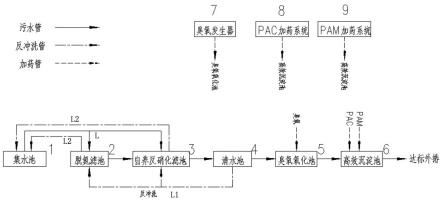 乡镇生活污水厂尾水自养协同除氮磷一体化装置的制作方法