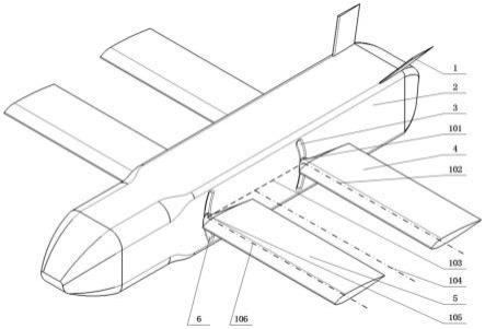 一种可折叠全动双机翼的气动布局结构的制作方法