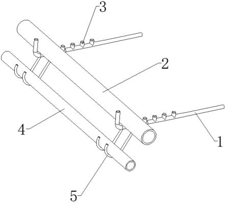 一种井下巷道用风水管挂钩的制作方法