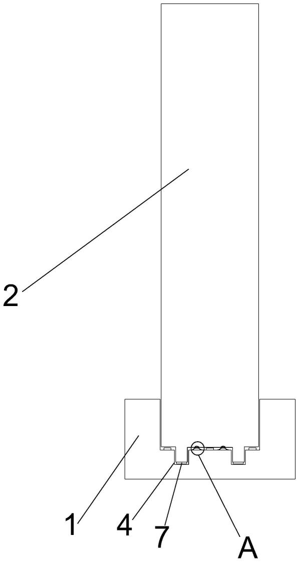 一种被动式门窗滑轨稳固机构的制作方法