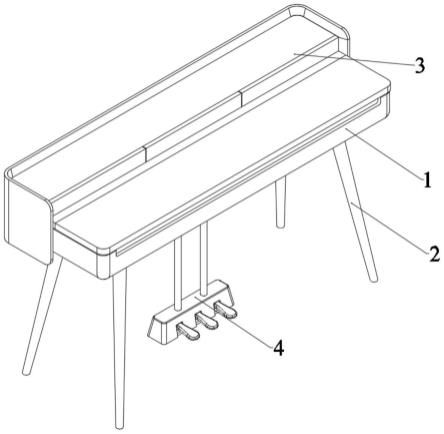 一种多功能家用钢琴桌的制作方法