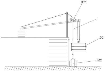 一种建筑外墙的施工栏架的防护结构的制作方法