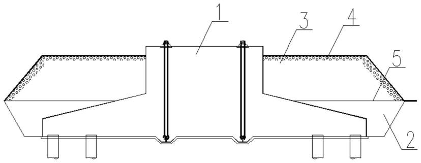 可降低基坑降水深度的风机基础结构的制作方法
