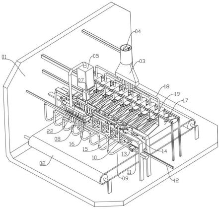 一种卷式划膜喷金机的多轴可调节划膜装置及方法与流程