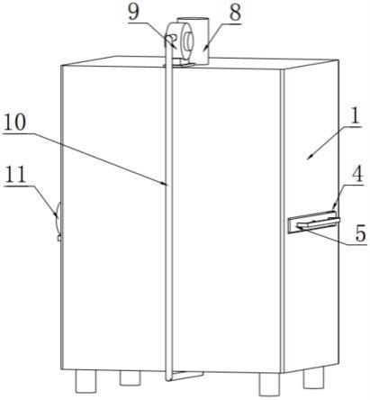 一种电子元器件热能循环烘烤装置的制作方法