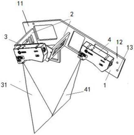 一种双3D相机拼接一体化结构件的制作方法