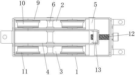一种推拉门窗的支撑滑轮结构的制作方法