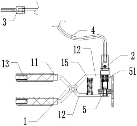 一种竖井内风管法兰螺栓锁紧工具的制作方法