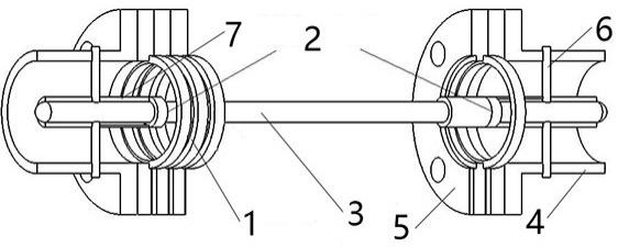 一种测量环空管内气液两相分布参数的环形探针测量系统