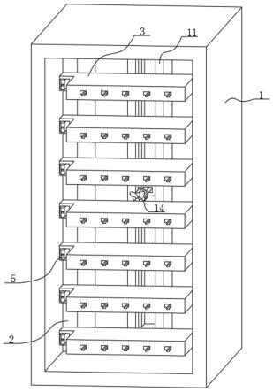 一种可快速调解安装配线架的网络配线柜的制作方法
