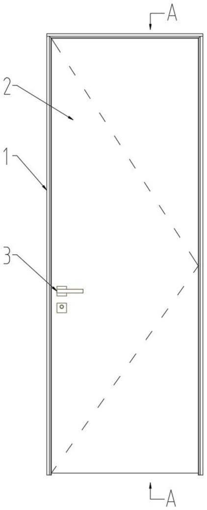 一种外平外开极简门的制作方法