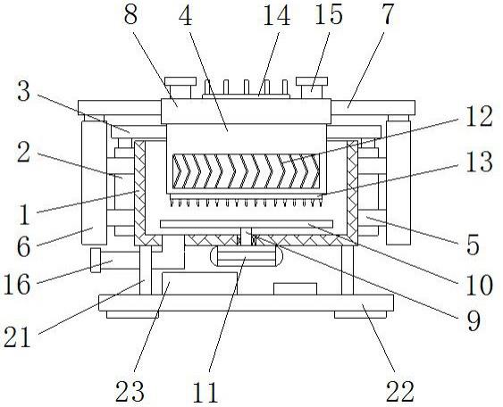 一种具有冷却功能的抗震螺纹钢压铸装置的制作方法