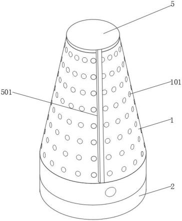 一种生物滤池用气液固三相分配器的制作方法